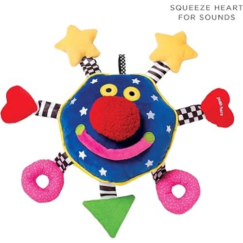 Manhattan Toy Whoozit Rattle and Squeaker Sound Developmental Baby Toy