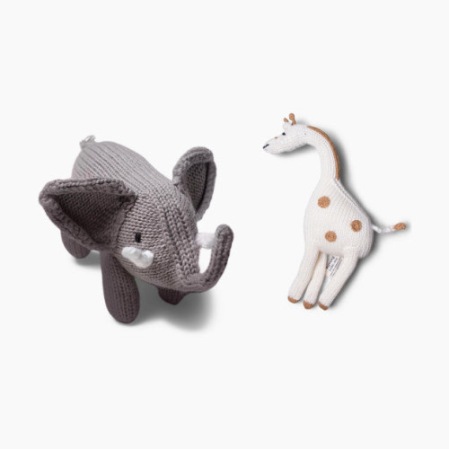 Organic Cotton Handmade Safari Baby Rattle Bundle - Safari Bundle