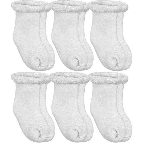 Kushies Newborn Terry Socks