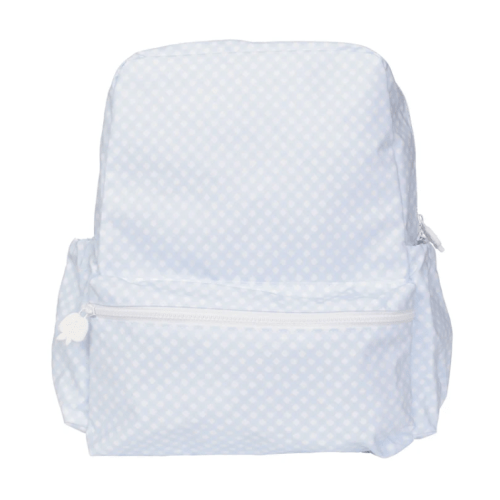 The Backpack Blue Gingham Large by Apple of My Isla