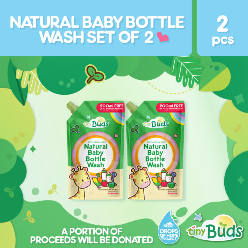 Baby Bottle & Utensil Wash Refill 600ml Set of 2