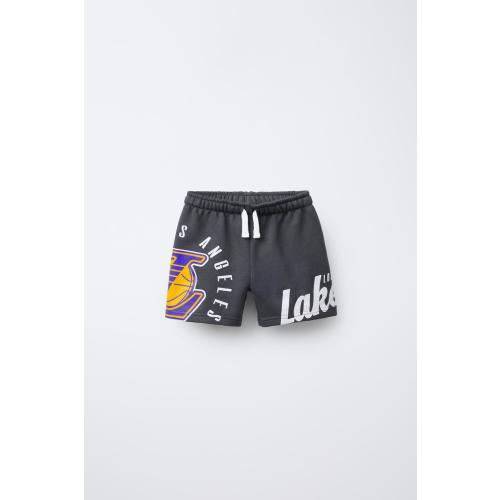 LOS ANGELES LAKERS NBA © SHORTS - Anthracite grey | ZARA United States