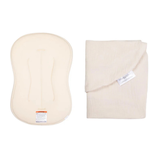 Lounger Curve + Muslin Cover Set | Natural