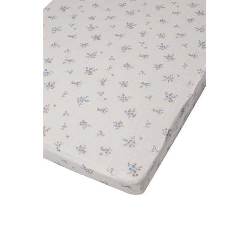 Muslin Fitted Crib Sheet - Ditsy Floral