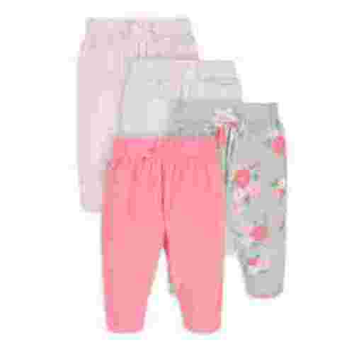 Gerber Baby Girls Fleece Pants, 4-Pack, (Newborn - 24 Months)