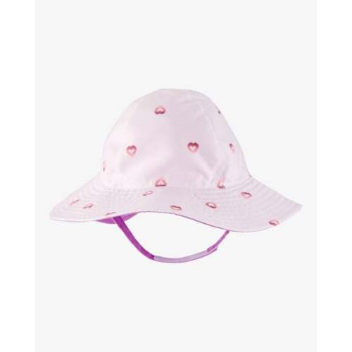 Baby Girl Heart Print Reversible Swim Hat - Purple - Carter's | Carter's