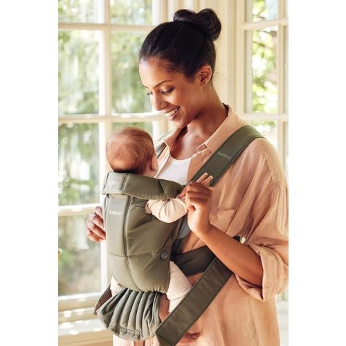 BabyBjörn Baby Carrier Mini, Woven, Dark Green
