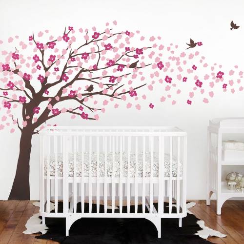 Tree Wall Decals - Cherry Blossom Tree Decal - Elegant Style - LARGE