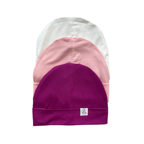 Newborn Satin Lined Jersey Beanie Gift Set-Girl – Aarin & Co.