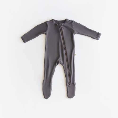 Essential Footie Onesie (NB) - Pavement