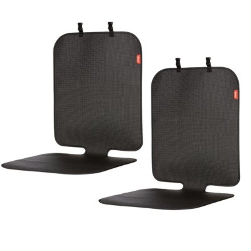 Diono Grip It Car Seat Protector 2-pack For Car Seat, Crash Tested, Anti Slip, Water Resistant, Black