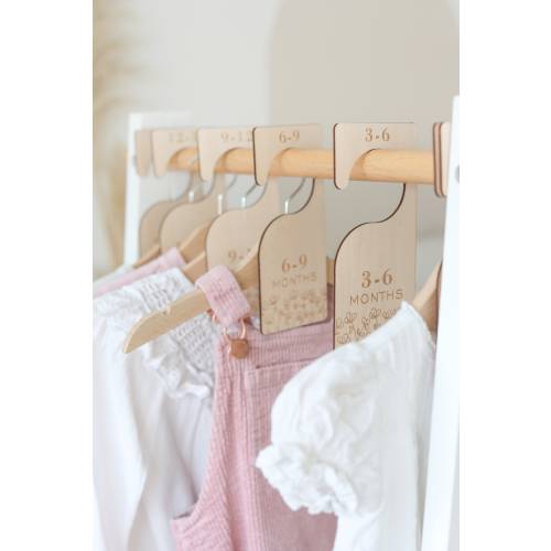 Wildflowers Baby Clothes Dividers, Baby Closet Organiser, Baby Clothes Organisation, Infant Clothes Hangers, Baby Shower Gift