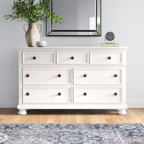 Lark Manor™ Aurane 8 Drawer 65.25" W Double Dresser & Reviews | Wayfair