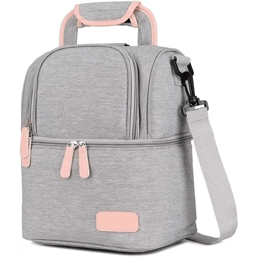 Meichoon Breast Milk Baby Bottle Cooler Bag/Waterproof Baby Milk Bag Freezer/Mommy Travel Backpack/Portable Thermal Insulated Lunch Box for Women Men Large Capacity Handbag