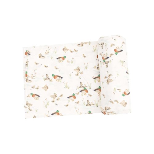 Bamboo Swaddle - Duckling Families - Kicks and Giggles