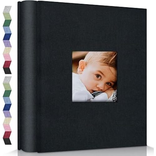 popotop Photo Album 4x6-600 Photos Photo Books with 600 Horizontal and Vertical Pockets,Linen Cover Albums for Family Wedding Anniversary Baby Vacation Pictures