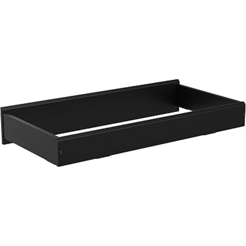 Storkcraft Nest Changing Table Topper (Black) - GREENGUARD Gold Certified, Designed to Fit Storkcraft Nest Changing Pad, Designed to Fit Storkcraft Alpine, Brookside, Crescent 6 Drawer Dressers