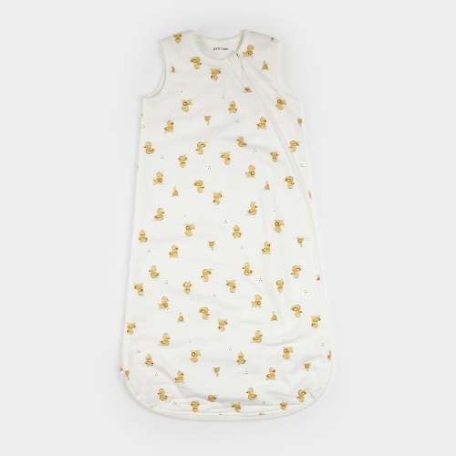 Rubber Duckie Print on Off-White Interlock Sleep Bag