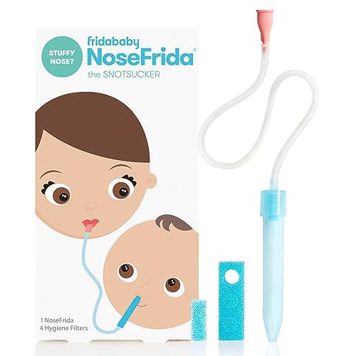Frida Baby Baby Nasal Aspirator NoseFrida the Snotsucker by Frida Baby (Color - Clear)(Packaging May Vary)