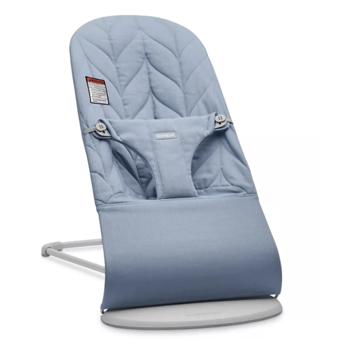 BabyBjörn Bouncer, Woven Petal Quilt Blue