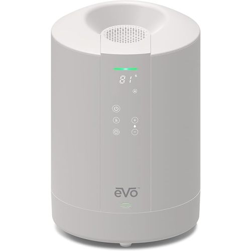 EVO WMH440 Self Sanitizing Pure Mist Humidifier (6L Capacity) – 28 Hour Continuous Run Time, Dishwasher Safe Base, Empty Tank Auto Shut-Off