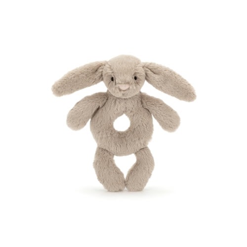 Bashful Bunny 7-Inch Ring Rattle