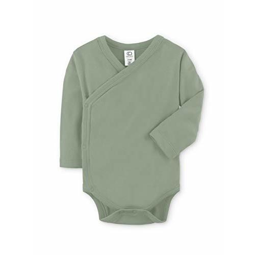 Colored Organics Baby Organic Cotton Kimono Bodysuit - Long Sleeve Infant Side Snap One Piece