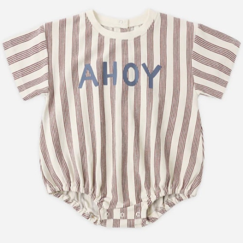 Relaxed Bubble Romper Ahoy
