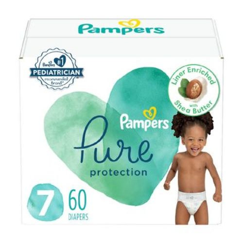Pampers Pure Protection Diapers Super Pack - Size 7