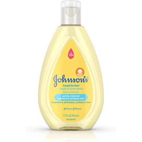 Johnsons Head-to-toe Tearless Gentle Baby Wash & Shampoo, 1.7 Fl. Oz, 1.70 Oz