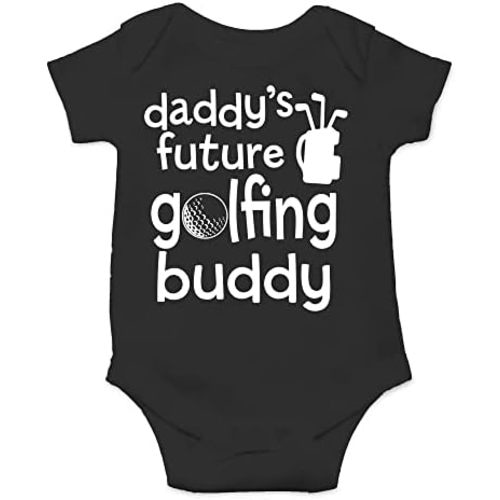 CBTwear Daddy’s Future Golfing Buddy Baby Bodysuit Adorable Boy Romper Clothing Cute Newborn Clothes