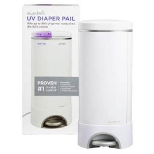 Munchkin UV Diaper Pail - White