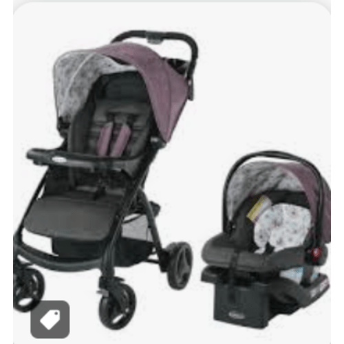 Graco Verb Click Connect Travel System with SnugRide Infant Car Seat, Color: Gracie
