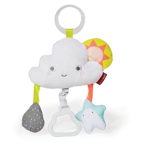 Skip Hop Silver Lining Cloud Jitter Stroller Toy, Cloud