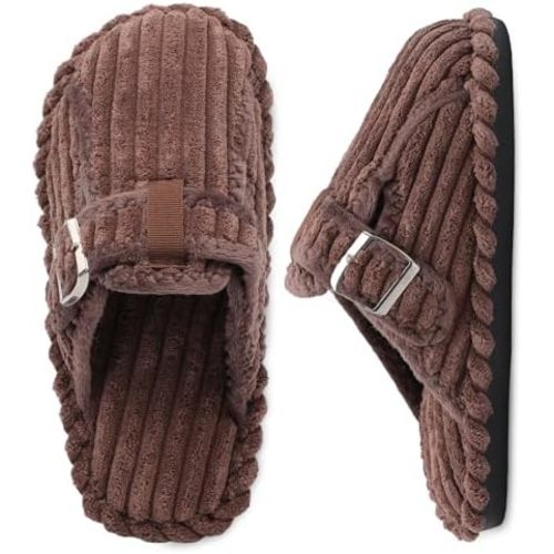 XIHALOOK Womens Slippers Adjustable House Shoes Memory Foam Comfy Soft Slippers Slip On Clogs for Indoor Outdoor
