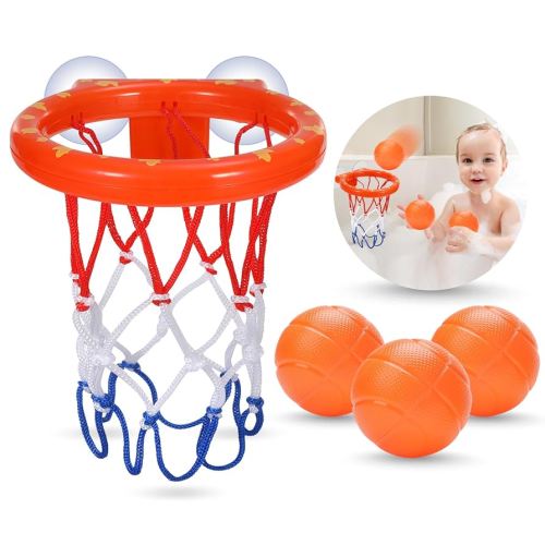 Amazon.com: KSABVAIA Bath Toys - Bathtub Basketball Hoop for Kids Toddlers - Bath Toys Shower Toys for Kids Ages 4-8,Suction Cup Basketball Hoop & 3 No Hole Balls Set for Boys Girls : Toys & Games
