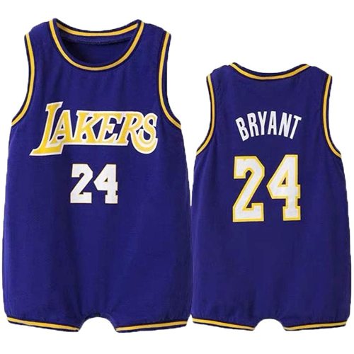 Wasyoh Baby Bodysuits - Basketball Jerseys for Baby Boys & Girls Playsuit Romper Outfit Jumpsuit Clothes