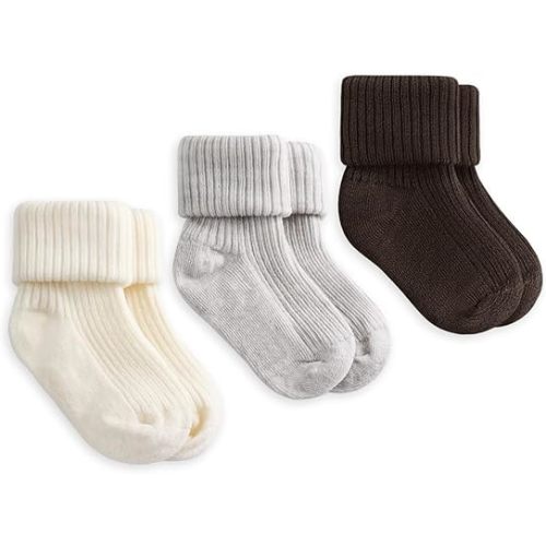 Merino Protect Merino Wool Socks For Toddler Temperature Regulate Baby Sock Soft Knee High Socks 3Pack