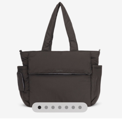 Diaper Tote Bag with Laptop Sleeve - BLACK