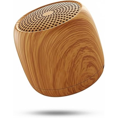 Babelio White Noise Sound Machine (Pocket Mini Pro) | 1000mAh Large Battery, 25 Non-looping Sounds for Adults, Kids & Babies, Timer, Memory Function, Pocket-Sized & Travel Essentials, Wood Grain