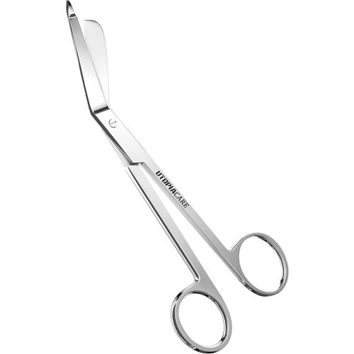 Utopia Care Bandage Scissors, 7.5 Inch Stainless Steel Shears for First Aid and Professional Use – Silver