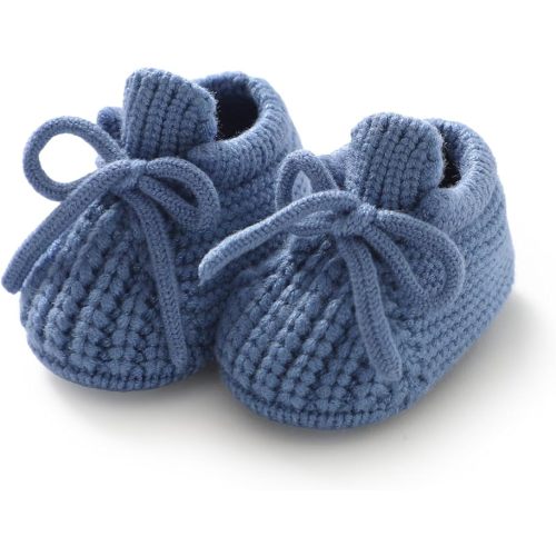 Baby Booties Newborn Baby First Shoes Cozy Warm Knit Soft Booties for Toddler Infant Boy Girl