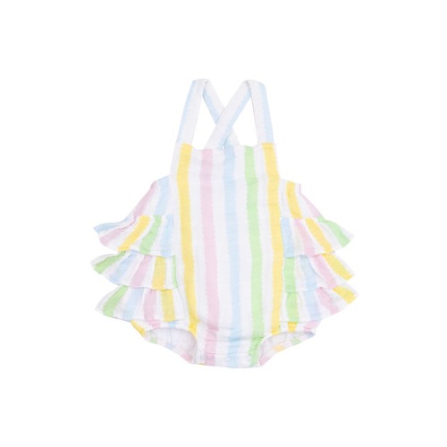 Ribbon Ruffle Bodysuit, 6M