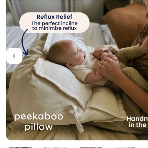 Peekaboo Pillow™ Official Site - Organic Infant Lap Pillow