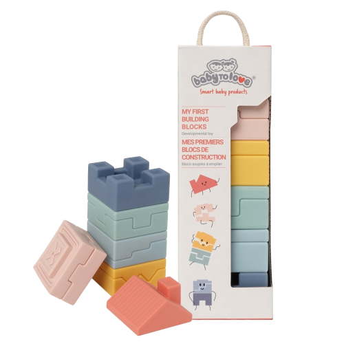 "My First Building Blocks – Soft Stackable Blocks for Babies & Toddlers, Creative Learning Toy Set for Early Development