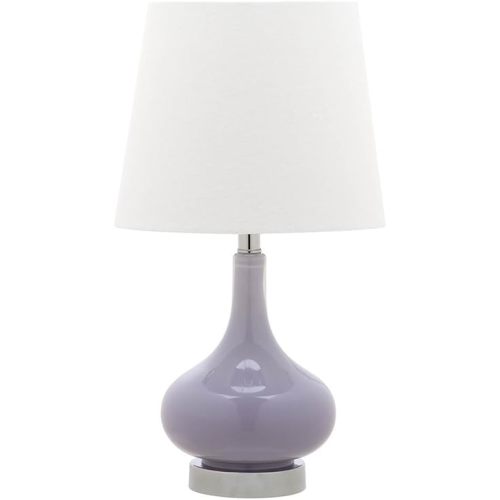Safavieh Kids Lighting Collection Amy Purple Gourd 18-inch Bedroom Living Room Home Office Desk Nightstand Table Lamp (LED Bulb Included)