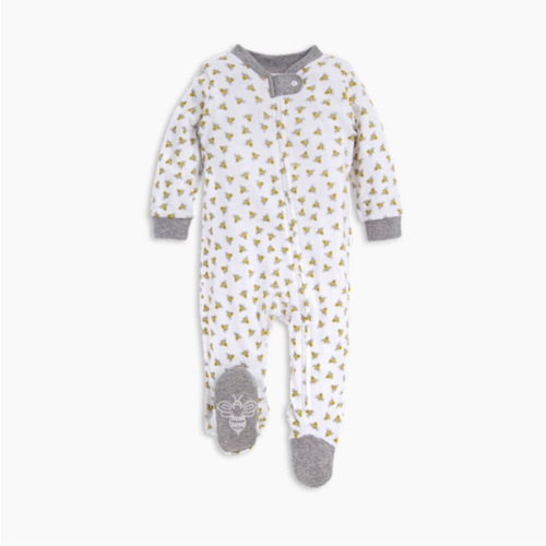 Burt's Bees Baby Boys' Sleep and Play Pjs, 100% Organic Cotton One-piece Zip Front Romper Jumpsuit Pajamas