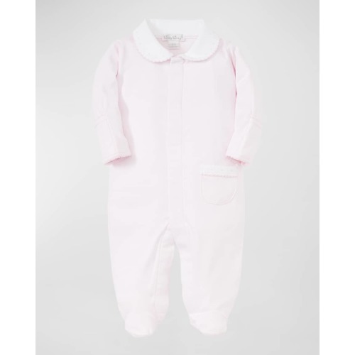 Kid's New Beginnings Collared Footie, Size Premie-9M