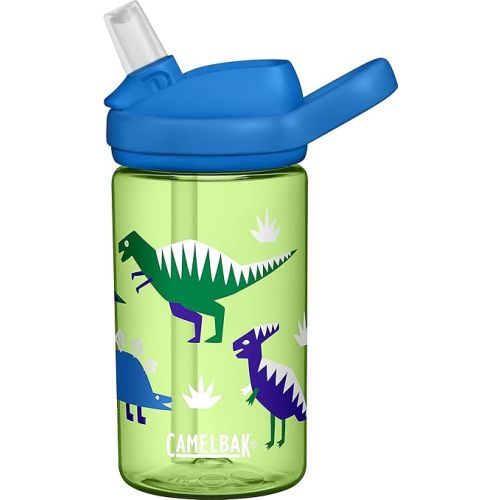 CamelBak Eddy+ Kids BPA-Free Water Bottle with Straw, 14oz, green, Model Number: 2282301040