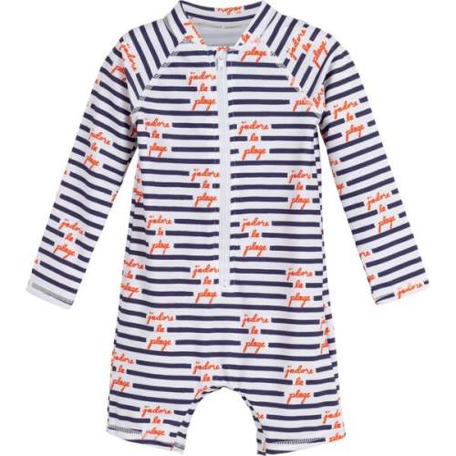 Baby Emory Rashguard Swimsuit, J'adore La Plage